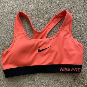 Nike Coral Sports Bra XS